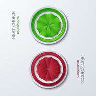 Vector modern circle icons N12