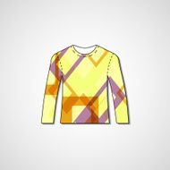 Abstract illustration on sweater N23