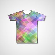 Abstract illustration on t-shirt N12