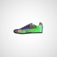 Abstract illustration on sneakers N22