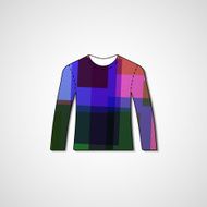 Abstract illustration on sweater N24