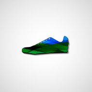 Abstract illustration on sneakers N23
