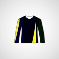 Abstract illustration on sweater N25
