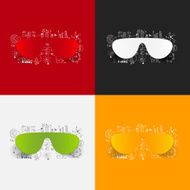 Drawing business formulas sunglasses N24