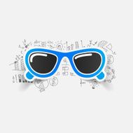 Drawing business formulas sunglasses N25