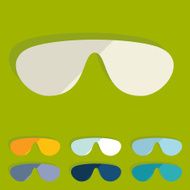 Flat design sunglasses N11