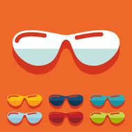 Flat design sunglasses N12