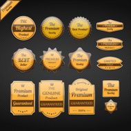 Collection of Premium Quality Labels