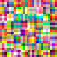 Retro pattern of geometric squares