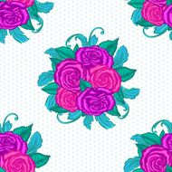 Seamless pattern with roses N12