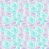 Seamless pattern with roses N14