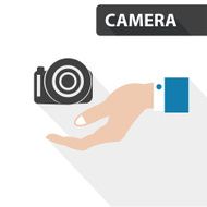 Camera concept vector
