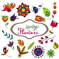 Beautiful seamless floral pattern Spring N3
