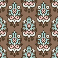 seamless vector damask pattern