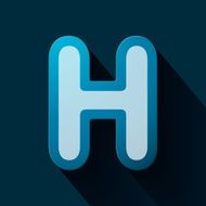 Volume icons alphabet H N5