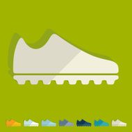 Flat design sneakers N15