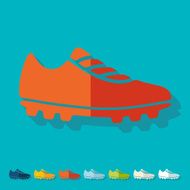 Flat design sneakers N16
