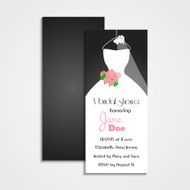 Bridal shower invitation card Vector illustration N4