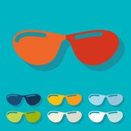 Flat design sunglasses N15