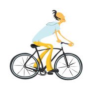 man on a bicycle N2