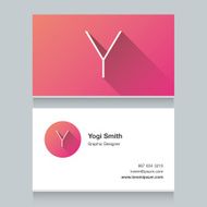 Logo alphabet letter &quot;Y&quot;