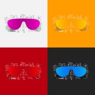 Drawing business formulas sunglasses N34