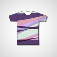 Abstract illustration on t-shirt N14
