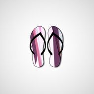 Abstract illustration on flip flops N25