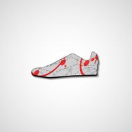 Abstract illustration on sneakers N25