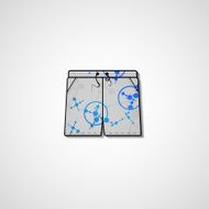 Abstract illustration on shorts N26