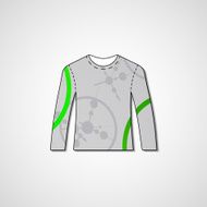 Abstract illustration on sweater N26
