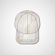 Abstract illustration on peaked cap N24