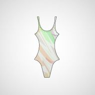 female swimsuit isolated N29