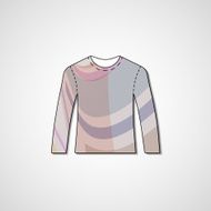 Abstract illustration on sweater N27