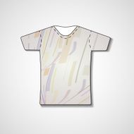 Abstract illustration on t-shirt N16