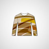 Abstract illustration on sweater N28