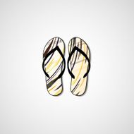 Abstract illustration on flip flops N29