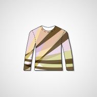 Abstract illustration on sweater N30