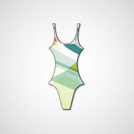 female swimsuit isolated N32