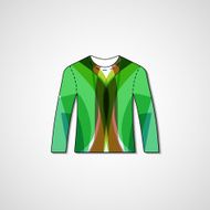 Abstract illustration on sweater N31