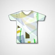 Abstract illustration on t-shirt N20