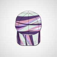 Abstract illustration on peaked cap N29