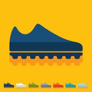 Flat design sneakers N17