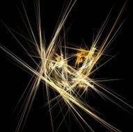 Digital Fractal on Black N1182