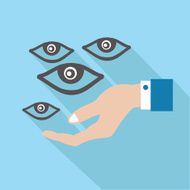 Eyes concept vector