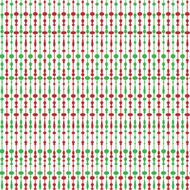 Christmas garland vertical seamless pattern