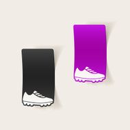 realistic design element sneakers N53