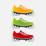 realistic design element sneakers N54