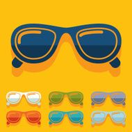 Flat design sunglasses N17