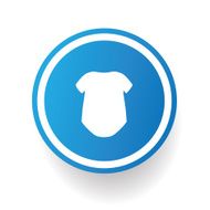 Baby shirt symbol vector N2
